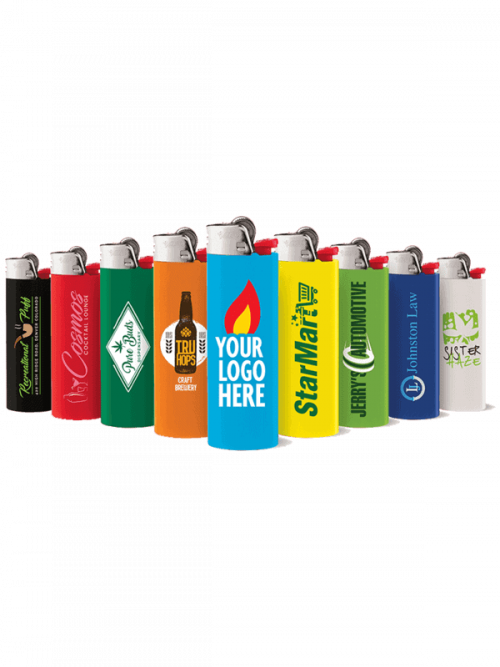 BIC Logo Lighters can be customized in many colors