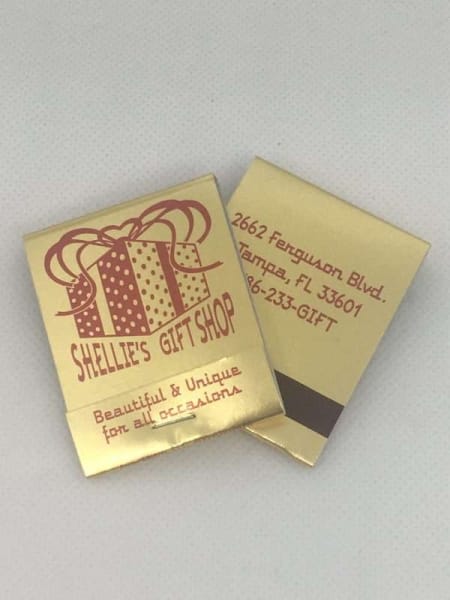 Red on Gold Foil Background