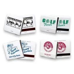 30-Strike Colors on White Matchbooks