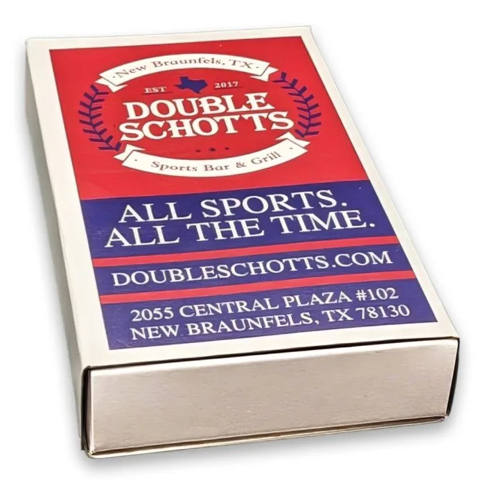60-Strike Short-Run King-Sized Matchbox - Promotional Matches
