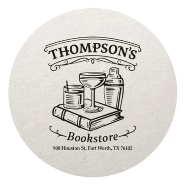 Round Pulpboard Coaster