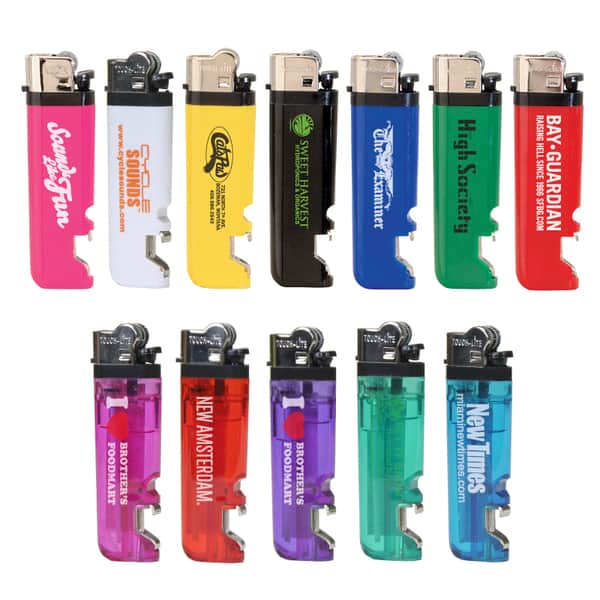 Standard Lighters with Bottle Opener - Front
