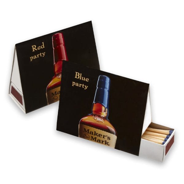 Tent Fireplace Cigar Specialty Matchbox