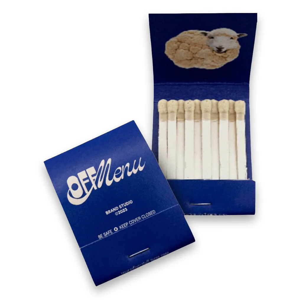 20 Strike Matchbook White Matchstick