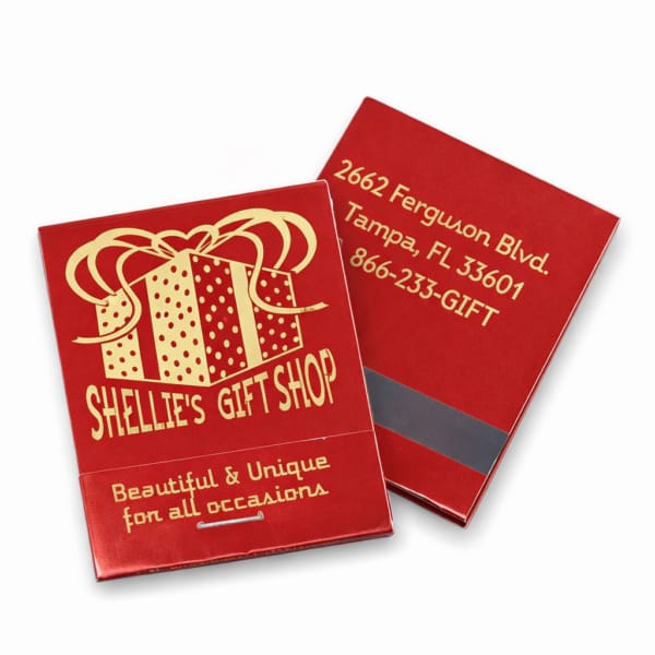 Gold Foil on Red Background