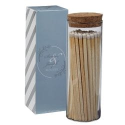 48 Strike Glass Matchstick Jar