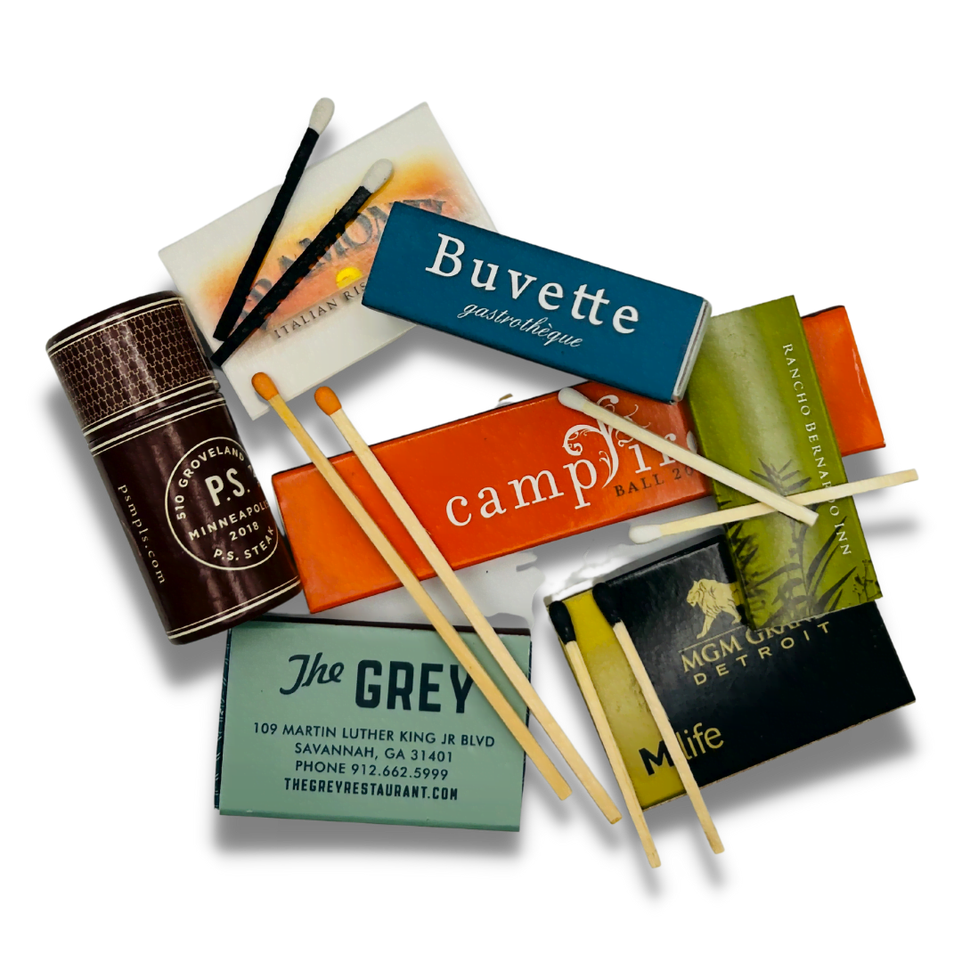 Hero Assortment of Specialty Matches 2 with match sticks