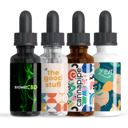 CBD Glass Tincture Bottles