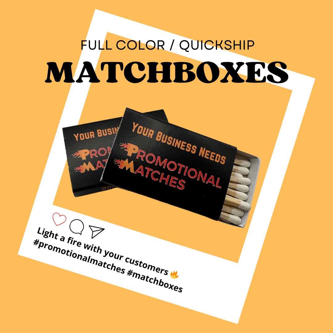 Full-Color Quick-Ship Matchboxes - which matchboxes to choose