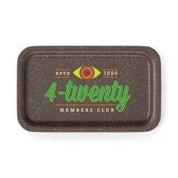 Biodegradable Hemp Plastic Rolling Tray Med