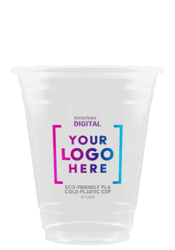 12-oz clear plastic cup