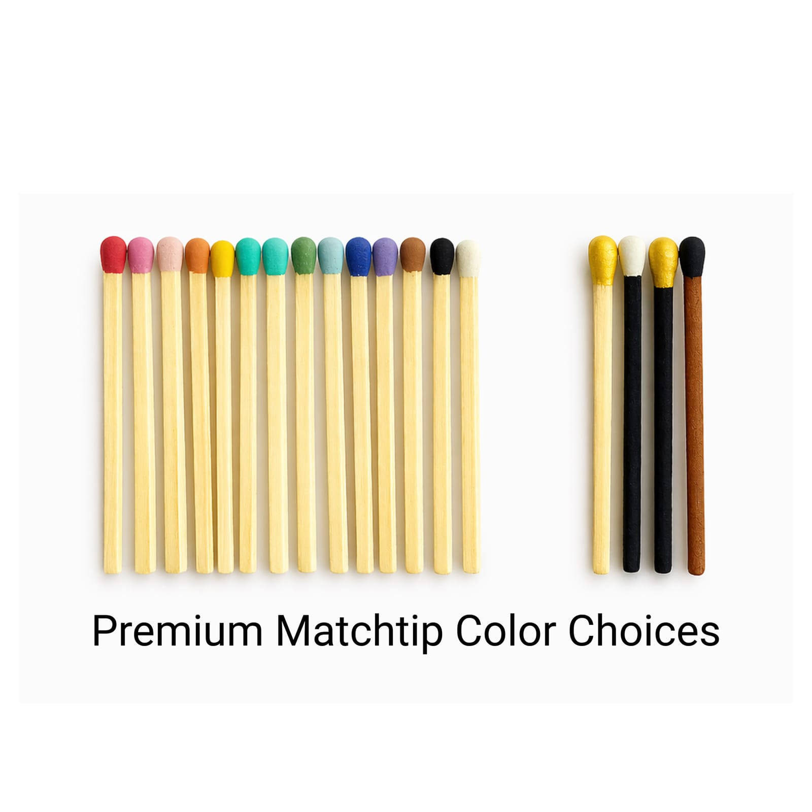 Premium Match Tip Color Options