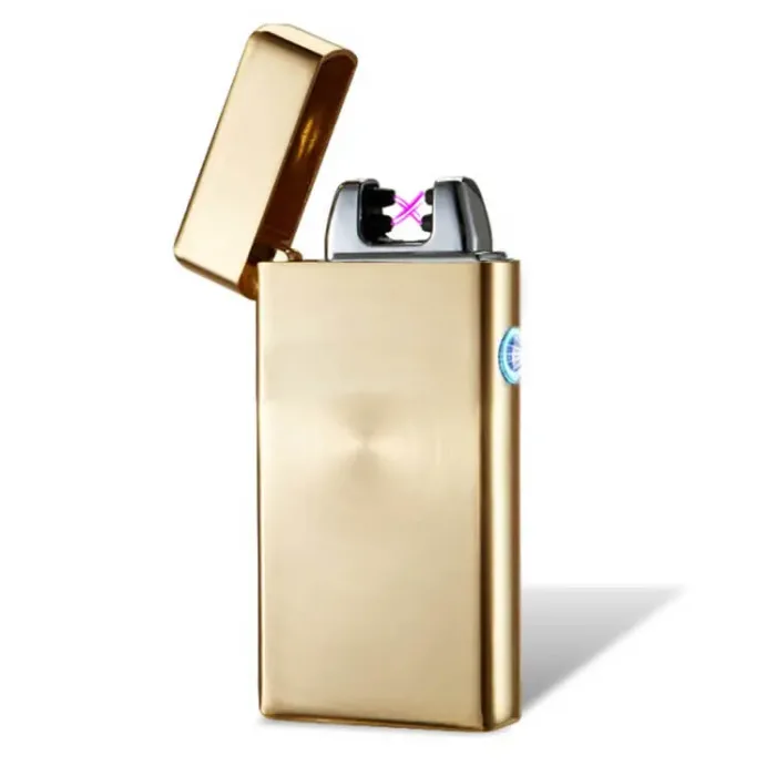 Plasma Arc Lighter-Gold-blank
