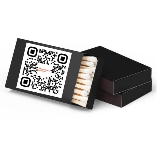 Top-side Euro Matchbox Black-QR Code