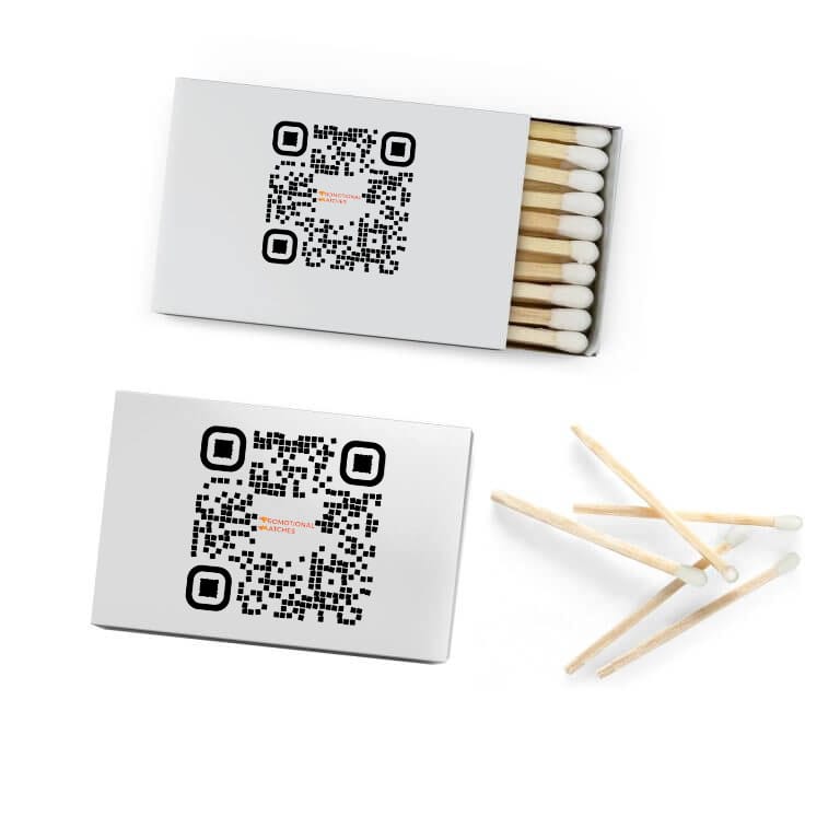 Top-side Euro Matchbox-QR White-transparent