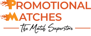 Promotional Matches Logo with Tagline